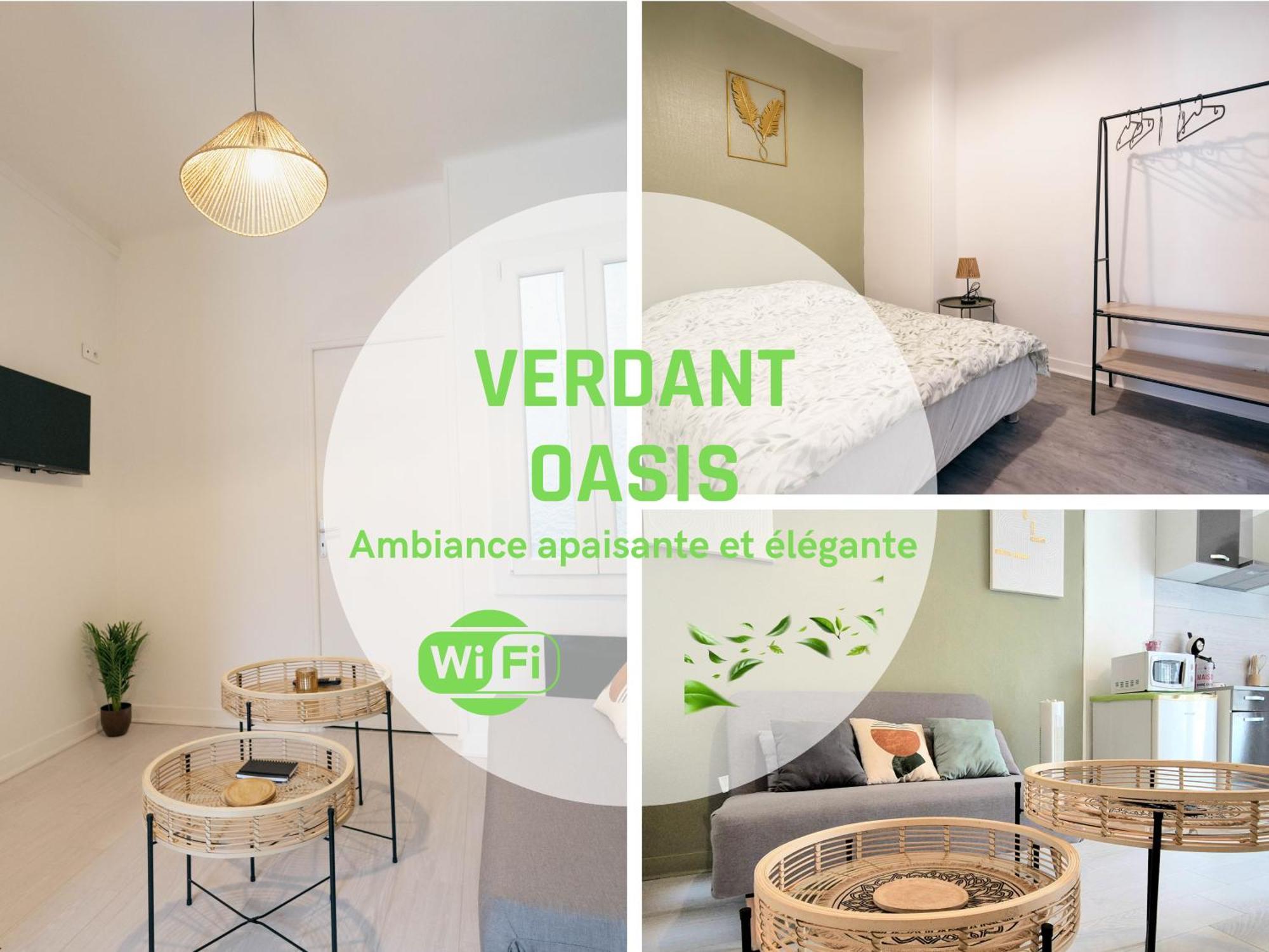 Verdant Oasis - Proche Du Centre - Wifi Gratuit - Parking A Proximite Lourdes Luaran gambar